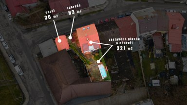 Prodej rodinného domu v centru Svitav s garáží a bazénem